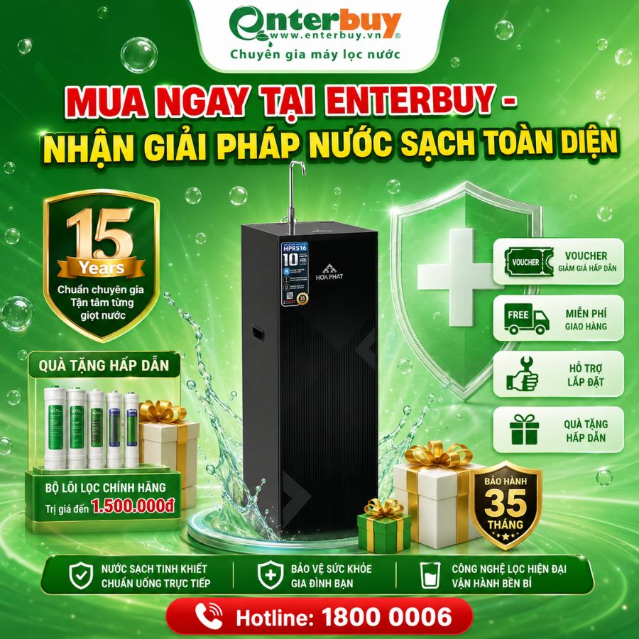 Ảnh minh họa Máy lọc nước RO tủ đứng Hòa Phát HPR516 1