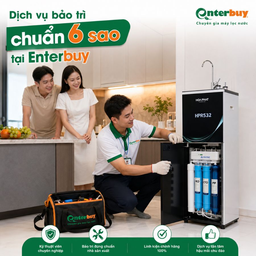Ảnh minh họa Máy lọc nước RO tủ đứng Hòa Phát HPR532 1