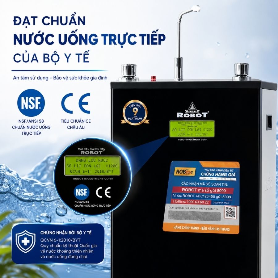 Ảnh minh họa Máy lọc nước ROBOT Spring Pro 9GH-UR 3
