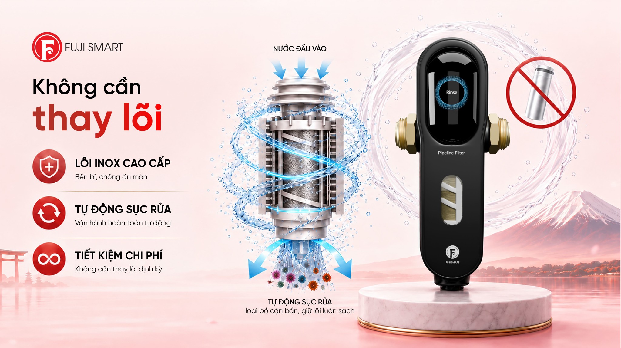 Ảnh minh họa Máy lọc tổng đầu nguồn Fuji Smart PA40 1