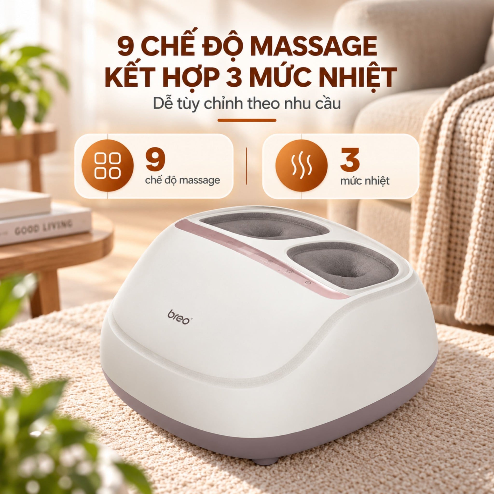 Ảnh minh họa Máy massage chân Breo Foot 3 1