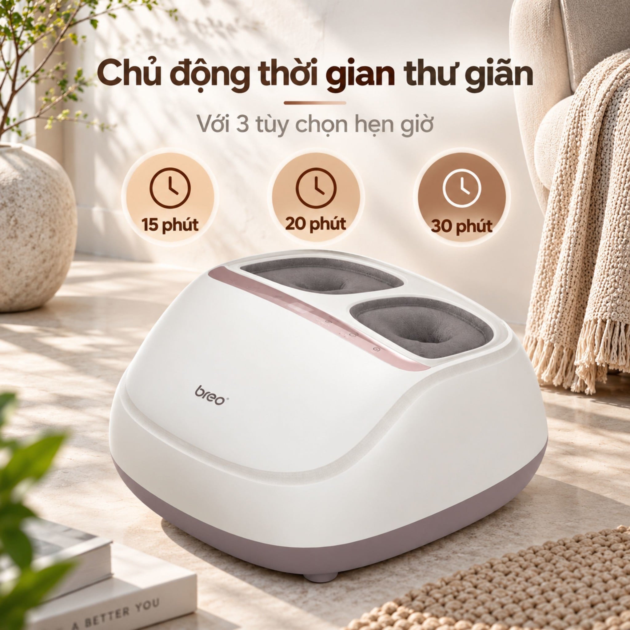 Ảnh minh họa Máy massage chân Breo Foot 3 2