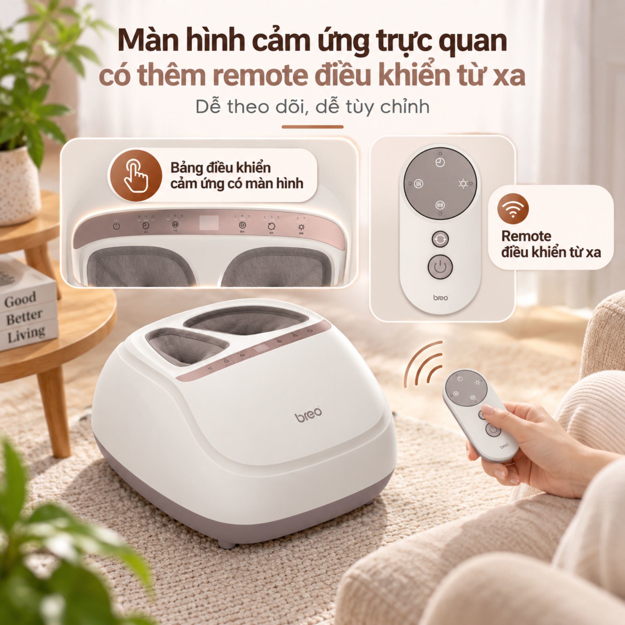 Ảnh minh họa Máy massage chân Breo Foot 3 3