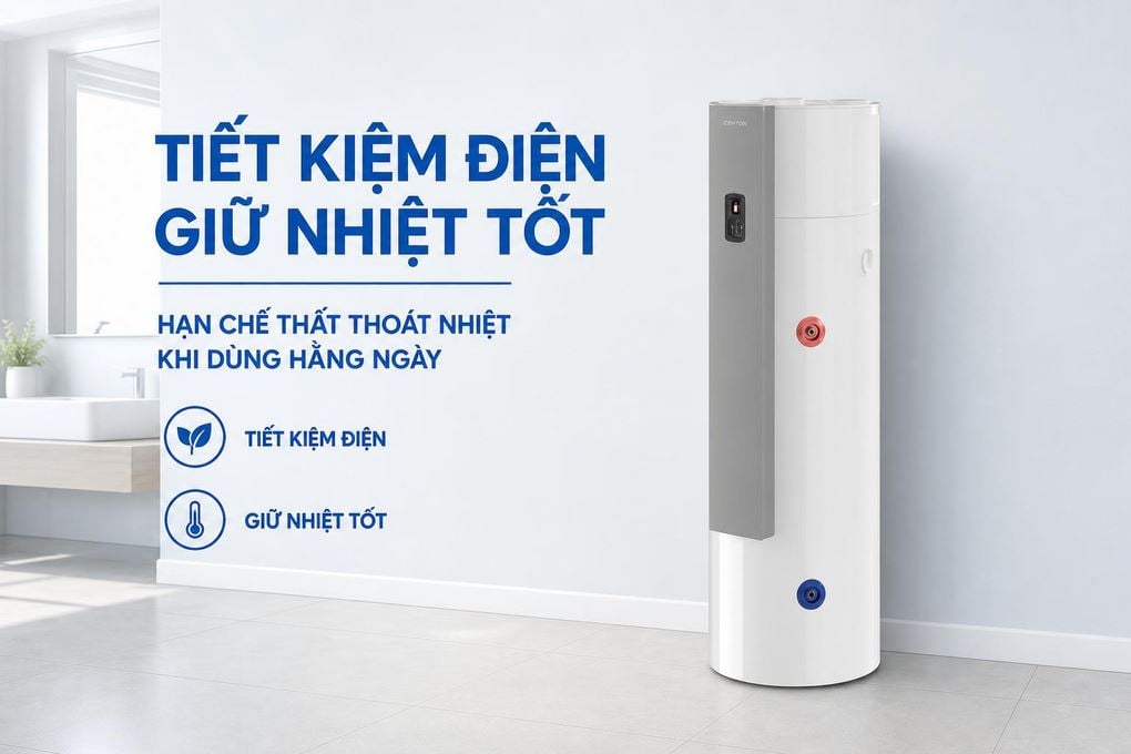 Ảnh minh họa Máy nước nóng bơm nhiệt Atlantic 270 lít 1800W EXPLORER 270L 3