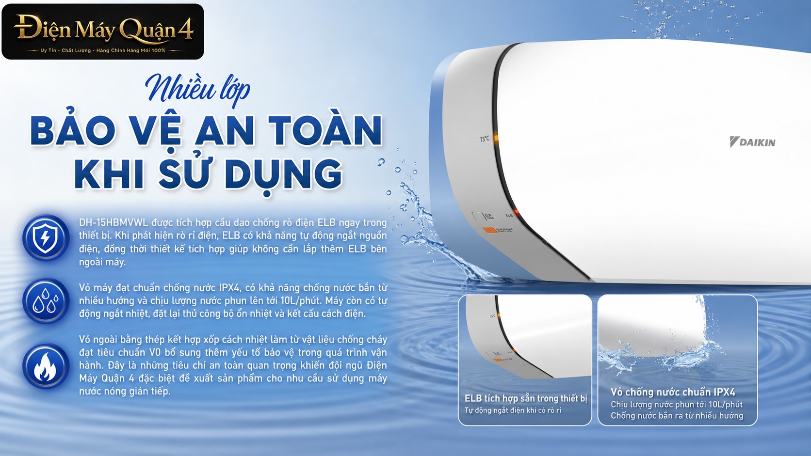 Ảnh minh họa Máy nước nóng gián tiếp Panasonic 15L incoloy DH-15HBMVWL 3