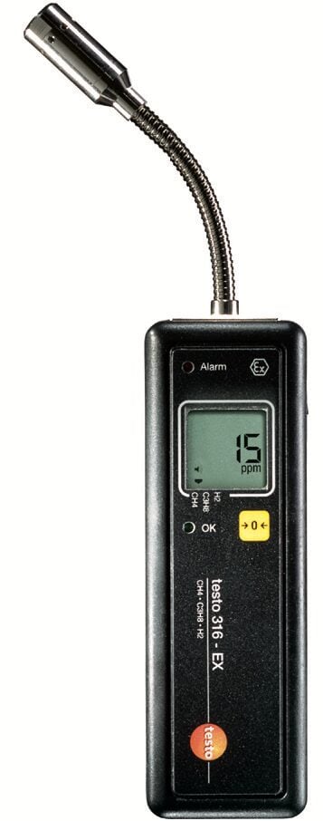 Ảnh minh họa Máy phát hiện rò khí testo 316-1-EX | Tiêu chuẩn chống cháy nổ ATEX 1