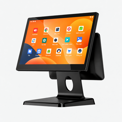 Máy POS Android A156FHD 2 Màn Hình (Android 11 Ram4gb)