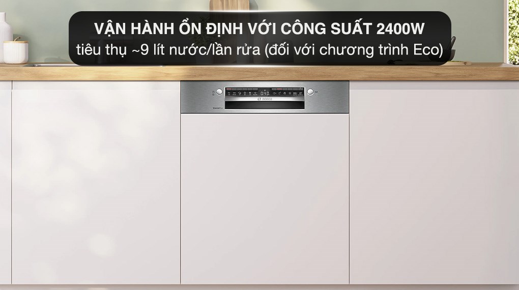 Ảnh minh họa Máy rửa chén âm tủ Bosch SMI4EVS08E 2