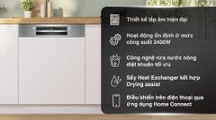  Máy rửa chén âm tủ Bosch SMI4EVS08E 