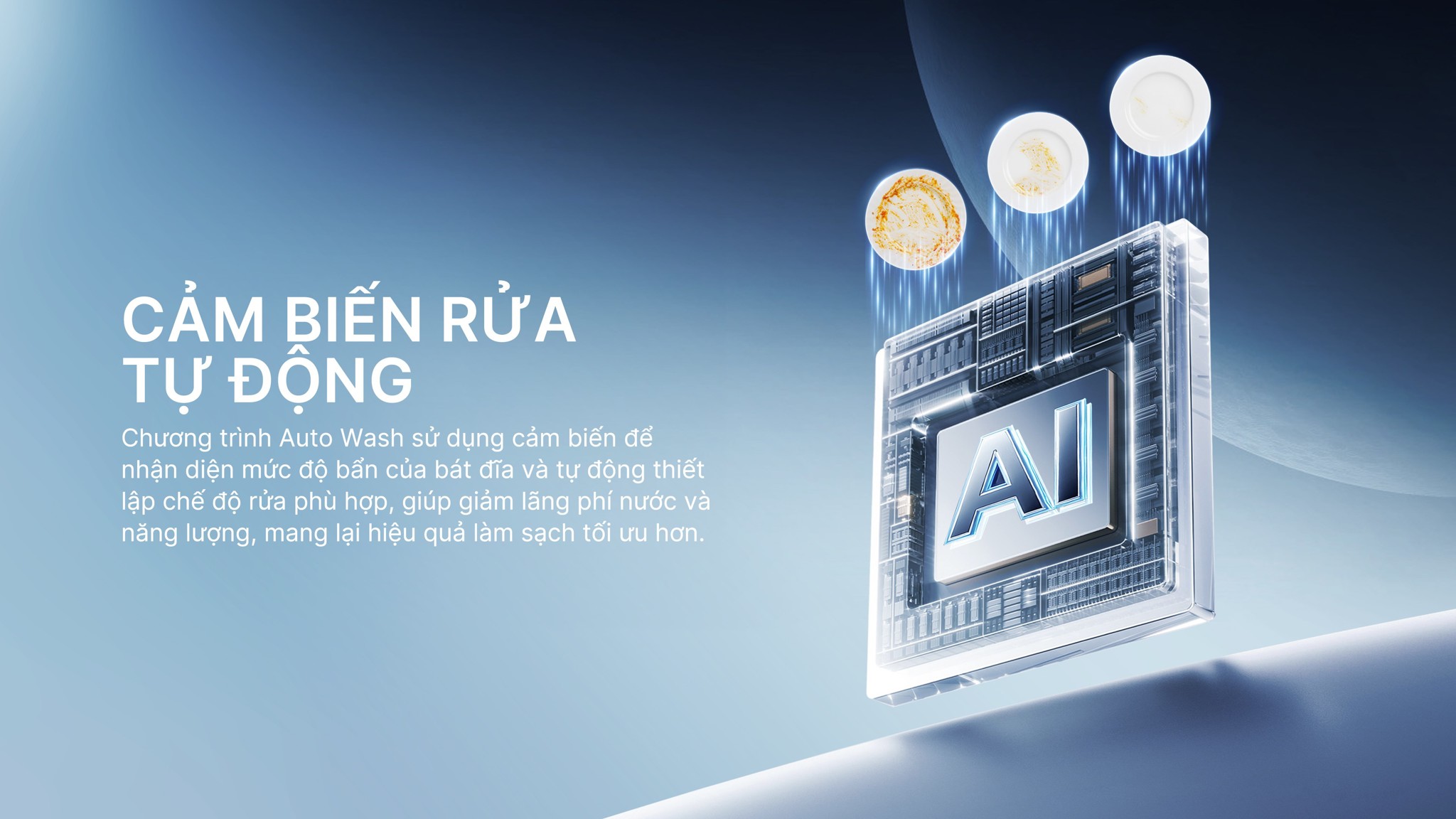 Ảnh minh họa Máy rửa chén độc lập Aqua ADWA15-686BK2VN 3