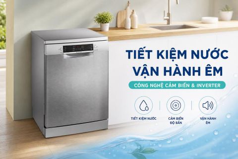Máy rửa chén độc lập Bosch SMS26AI01F
