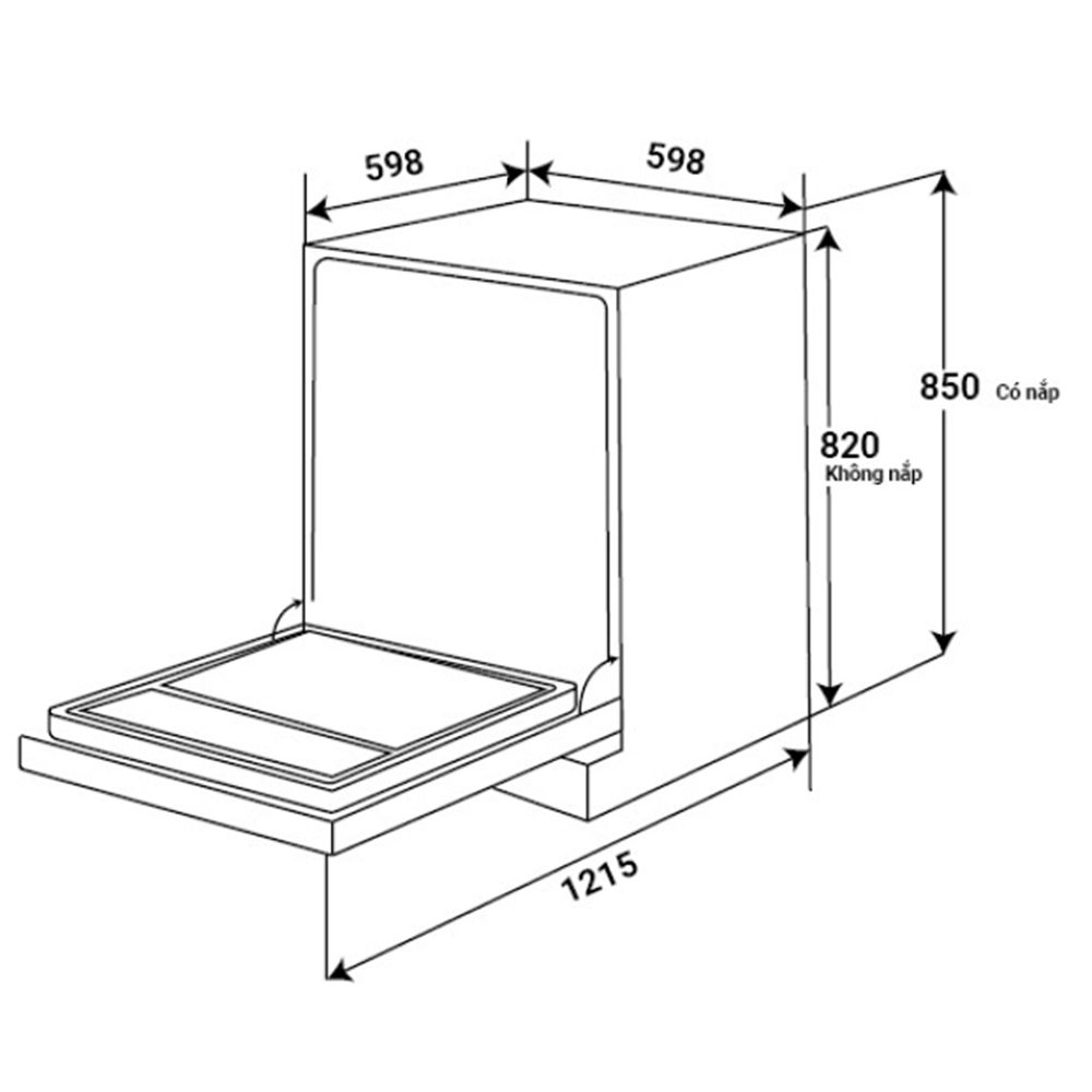 Ảnh minh họa Máy rửa chén độc lập KAFF KF-CARYA1FXS 2