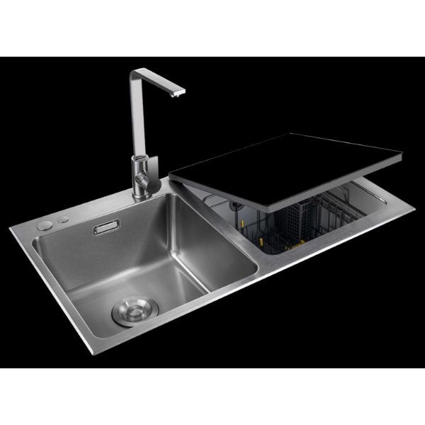 Ảnh minh họa MÁY RỬA CHÉN KẾT HỢP BỒN KAFF KF-SWM6 1