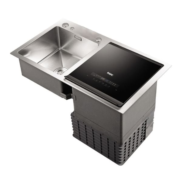 MÁY RỬA CHÉN KẾT HỢP BỒN KAFF KF-SWM6