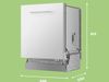 Máy rửa chén thông minh COMFEE CDW-15B60AS