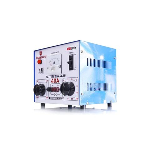 Máy Sạc Ắc Quy HANSINCO Tăng Giảm 40A (6V-12V-24V, Dây Nhôm, Dây Đồng)