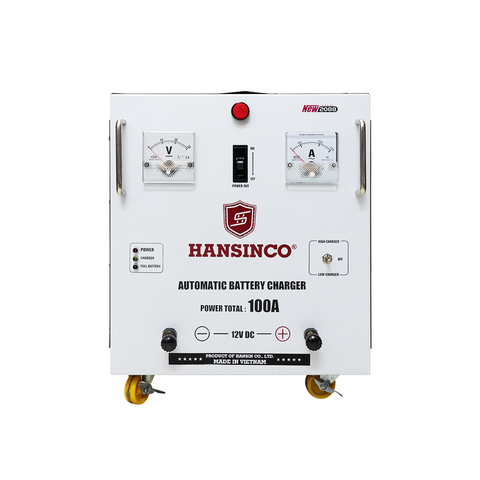 Máy Sạc Ắc Quy HANSINCO Tự Động 100A (12V Hoặc 24V)