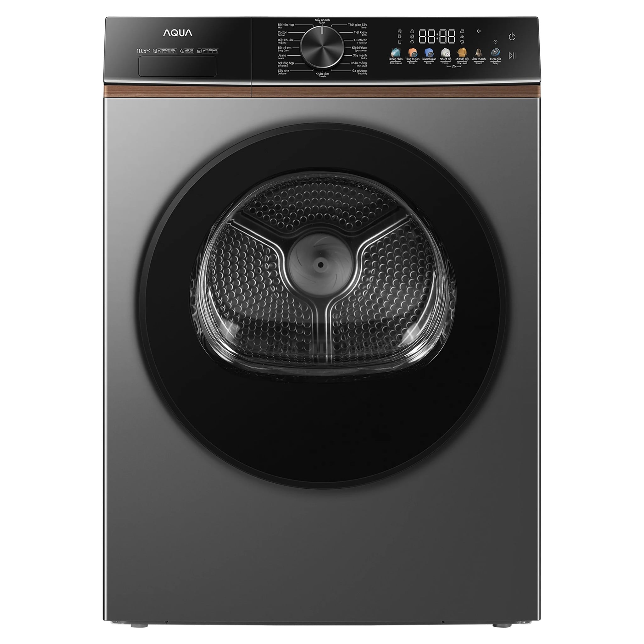 Máy sấy bơm nhiệt Aqua 10.5 kg AD105-A657M S8
