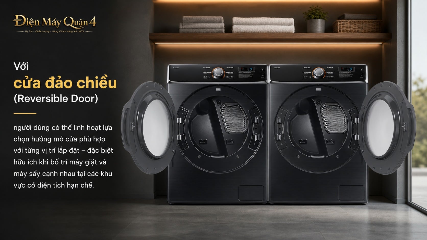 Ảnh minh họa Máy sấy công nghiệp Samsung Speed Drying DV14HG94GCGVSV (14kg) 1