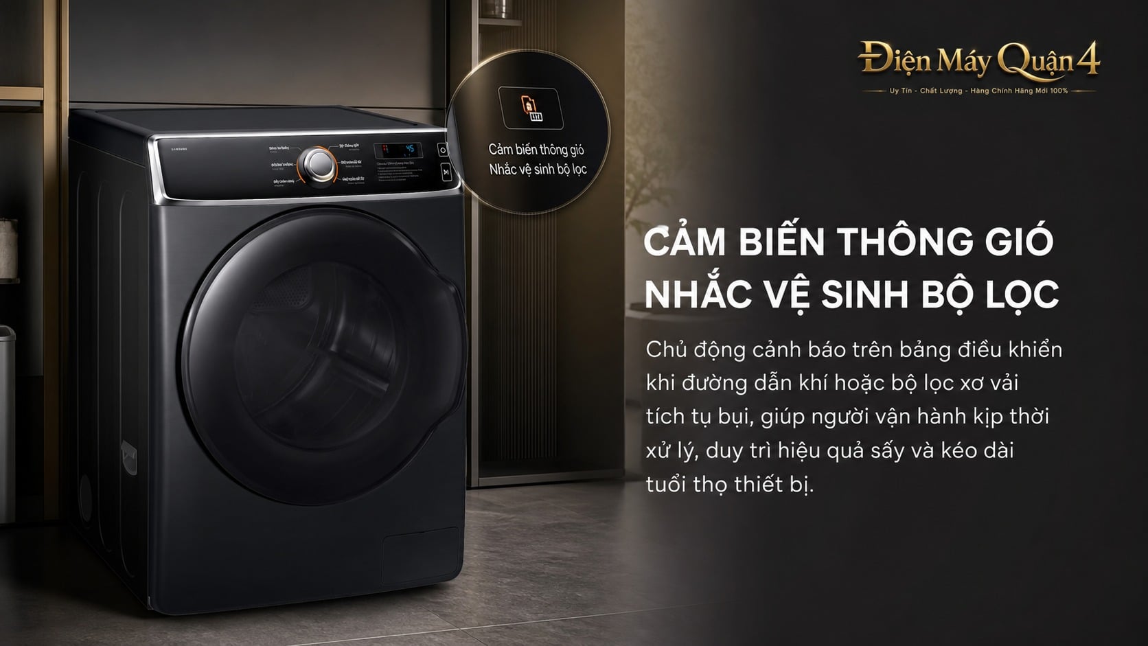 Ảnh minh họa Máy sấy công nghiệp Samsung Speed Drying DV14HG94GCGVSV (14kg) 2