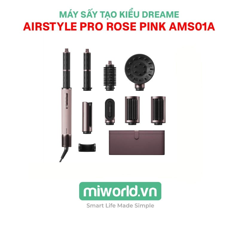Máy sấy tạo kiểu Dreame AirStyle Pro Rose Pink AMS01A