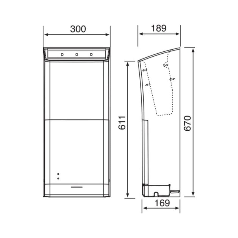 Ảnh minh họa Máy sấy tay Panasonic FJ-T10T1 1