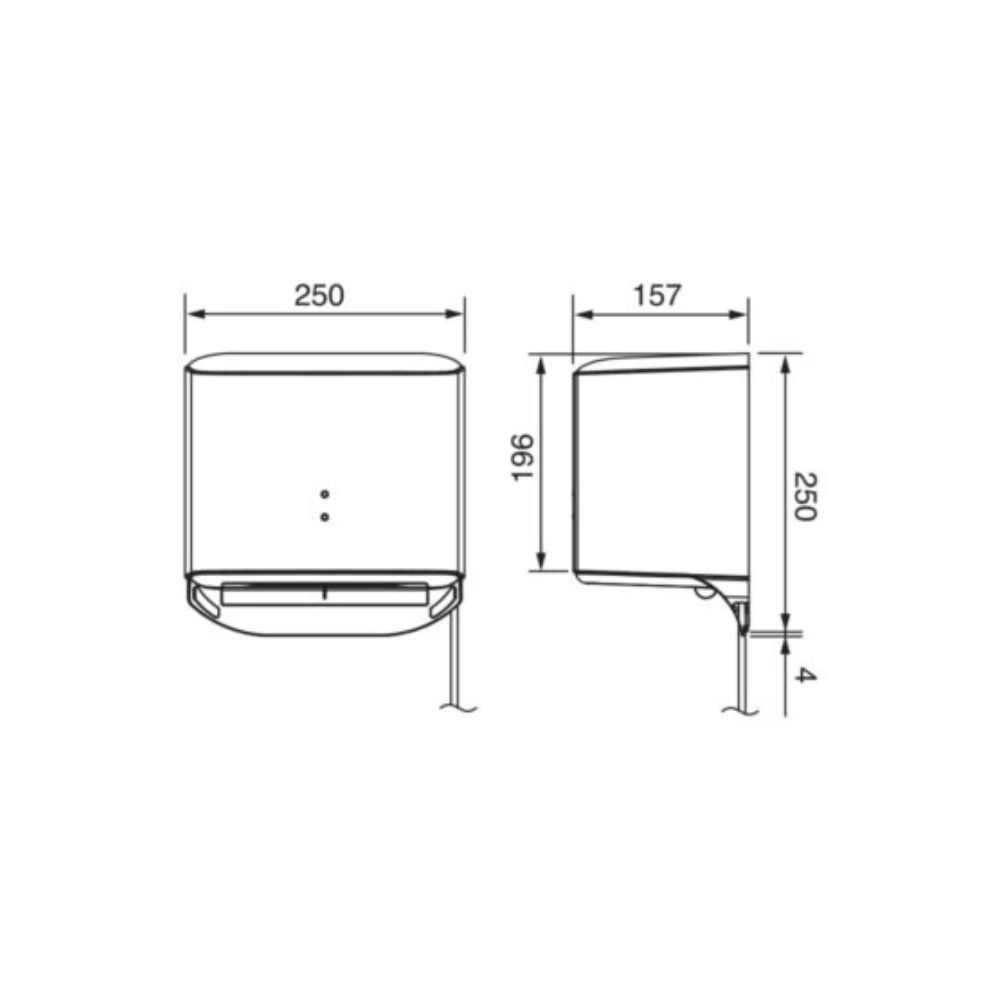 Ảnh minh họa Máy sấy tay Panasonic không khay nước FJ-T09B3 1