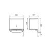 Máy sấy tay Panasonic không khay nước FJ-T09B3