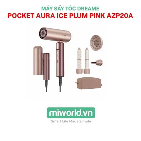 Máy sấy tóc Dreame Pocket Aura Ice Plum Pink AZP20A
