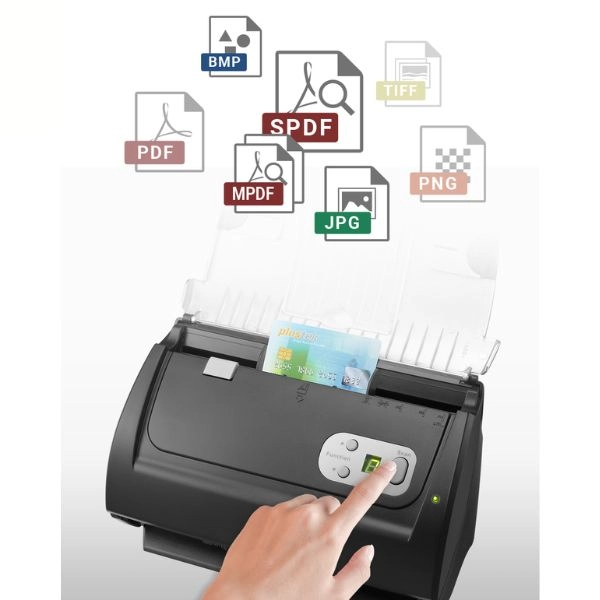 Ảnh minh họa Máy Scan Plustek SmartOffice PS187 (A4/A5/ Đảo mặt/ ADF) 3