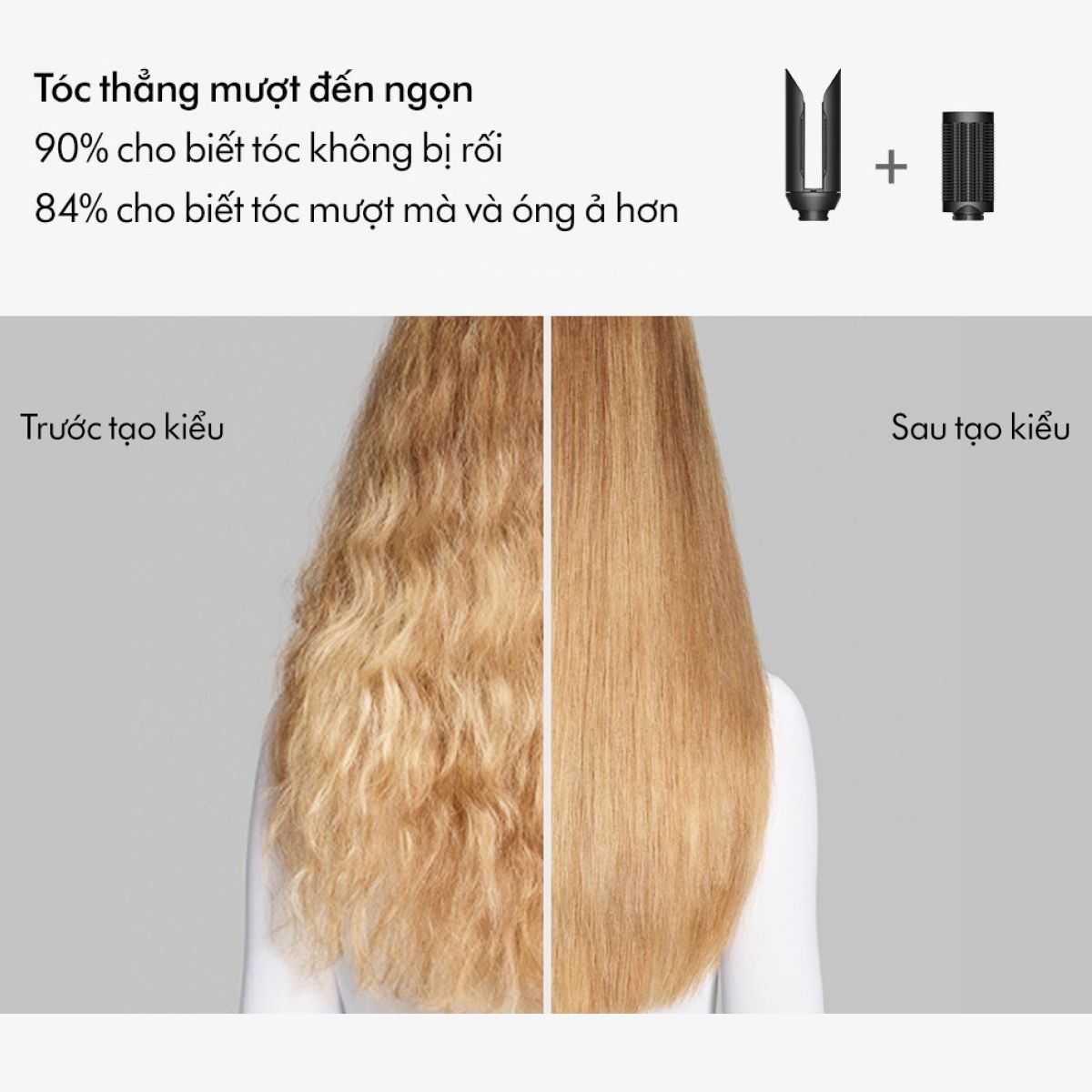 Ảnh minh họa Máy tạo kiểu tóc thông minh Dyson Airwrap Co-anda2x HS09 3