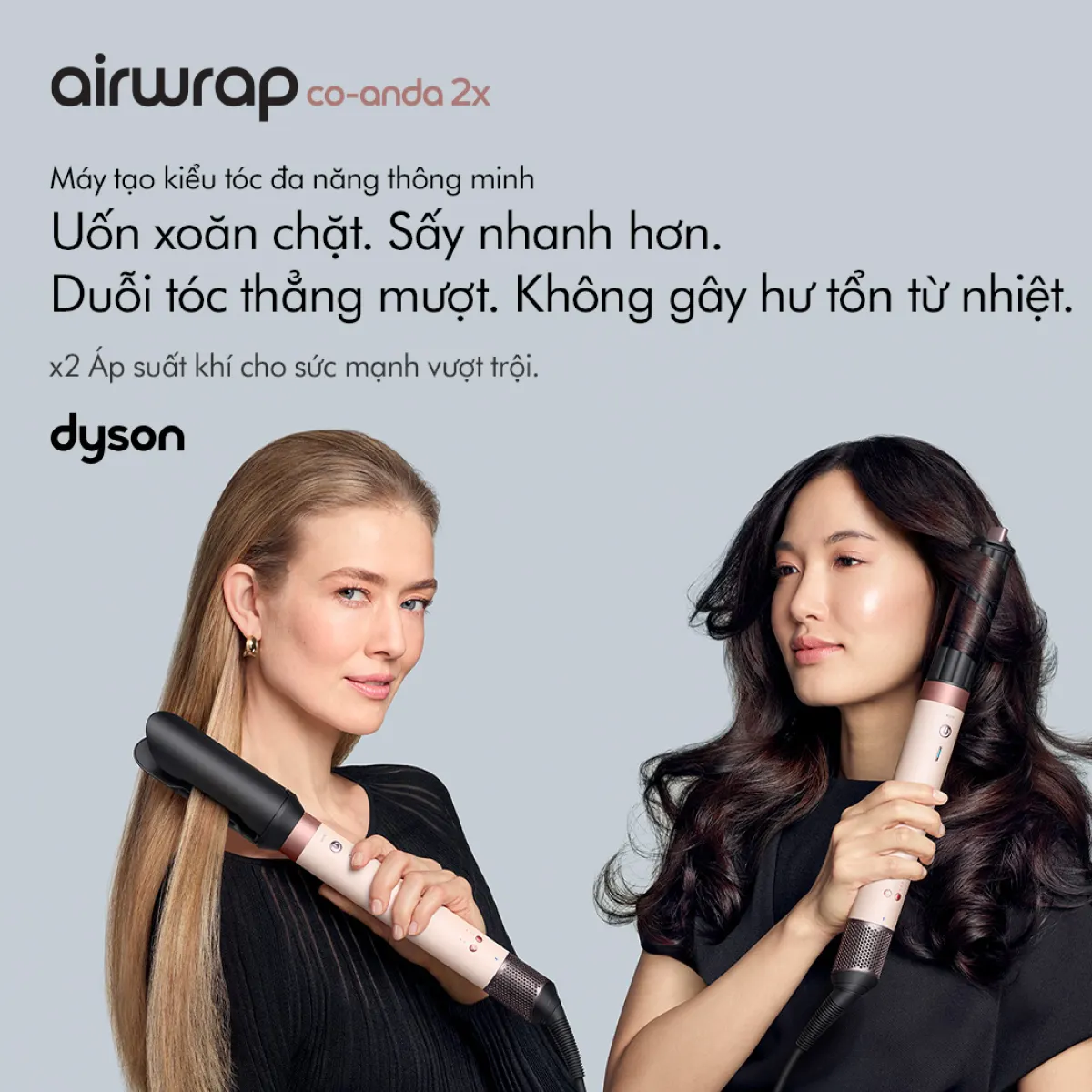 Máy tạo kiểu tóc thông minh Dyson Airwrap Co-anda2x HS09