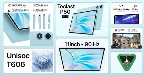 Máy tính bảng Teclast 4G P50 4GB 128GB