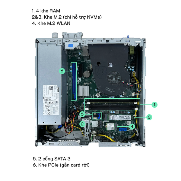 Ảnh minh họa Máy tính Dell Optiplex 7080 Small Form Factor 2