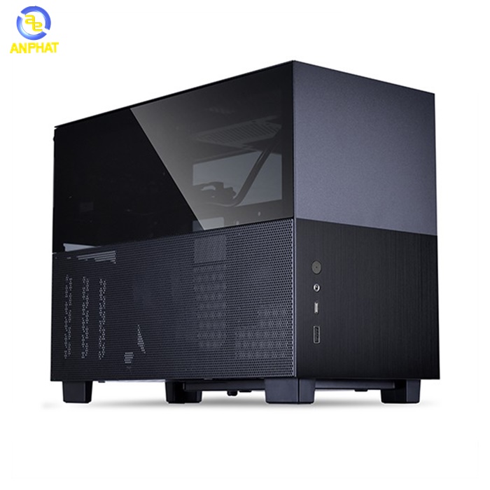 Ảnh minh họa Vỏ máy tính Mini LIAN LI Q58 Black PCIE 4.0 (MINI TOWER/MÀU ĐEN/PCIE 4.0) 2