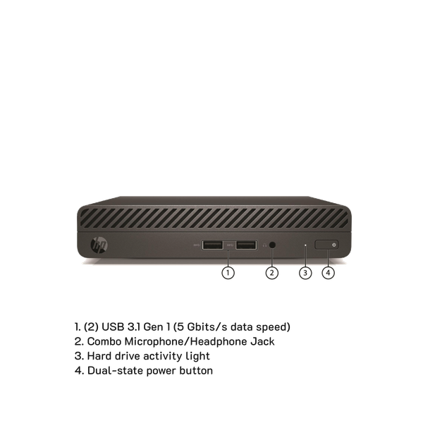 Ảnh minh họa Máy tính Mini PC HP 260 G3 Mini i3-7130U 2