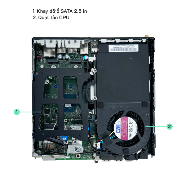 Ảnh minh họa Máy tính Mini PC Lenovo ThinkCentre M80q gen 3 tiny 3