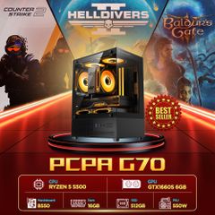  Máy tính PCPA G70 (R5 5500/16GB/GTX 1660 Super 6Gb) 