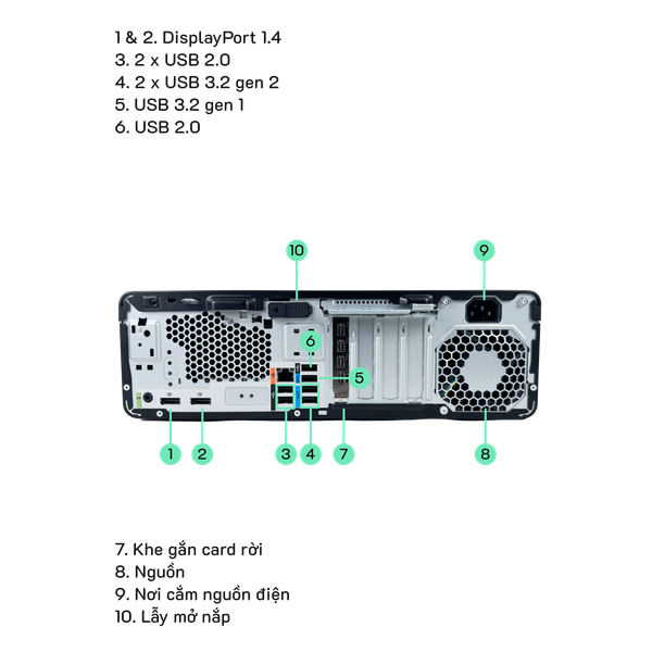 Ảnh minh họa Máy trạm HP Z2 Small Form Factor G8 Workstation 1