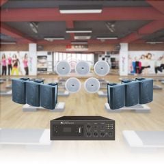  Combo Âm Thanh Phòng Gym, Spa 100-200 m2 (ITC T-B120E) 