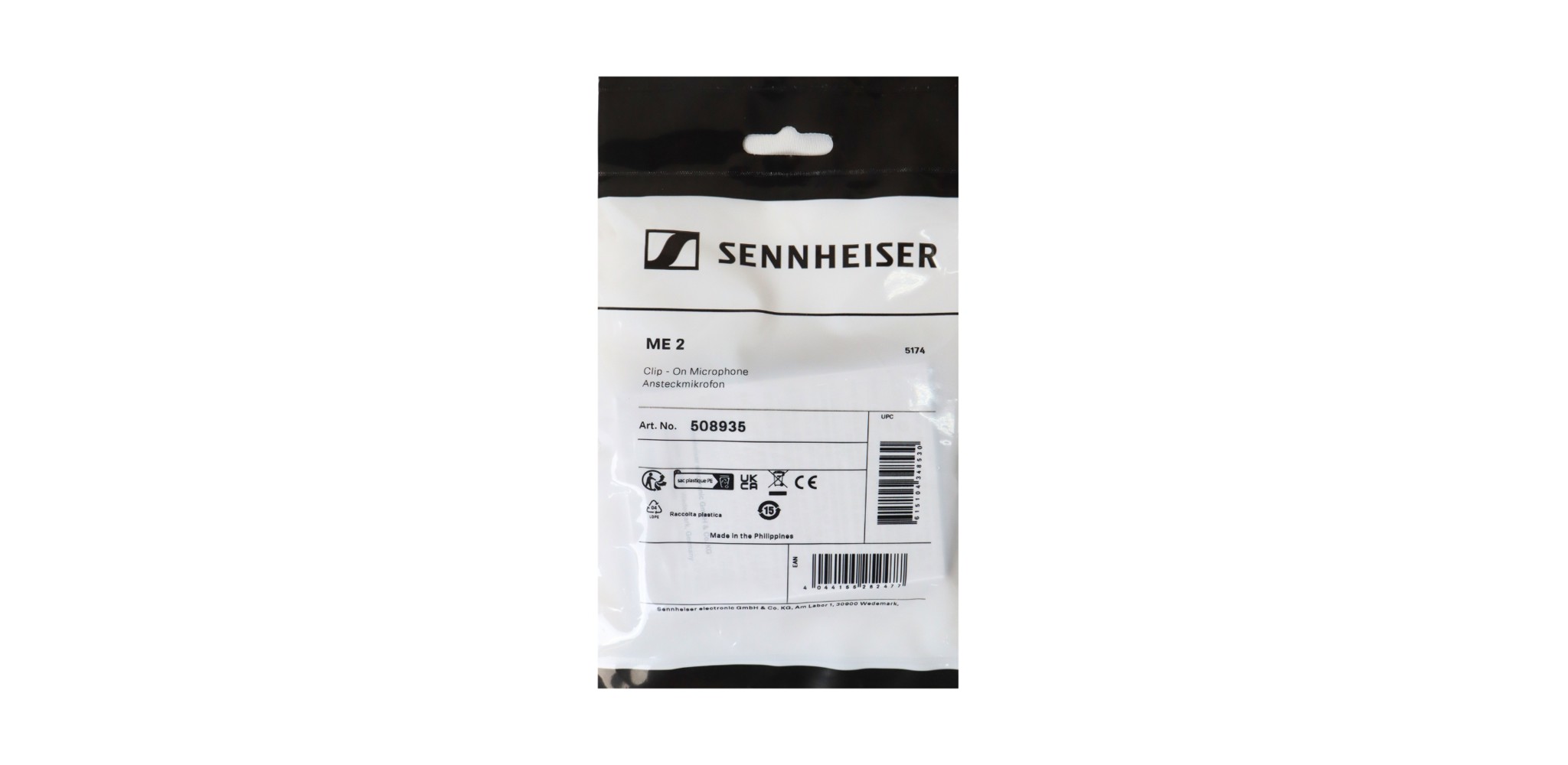 Ảnh minh họa ME 2 Micro Cài Áo Omni-directional Sennheiser 2