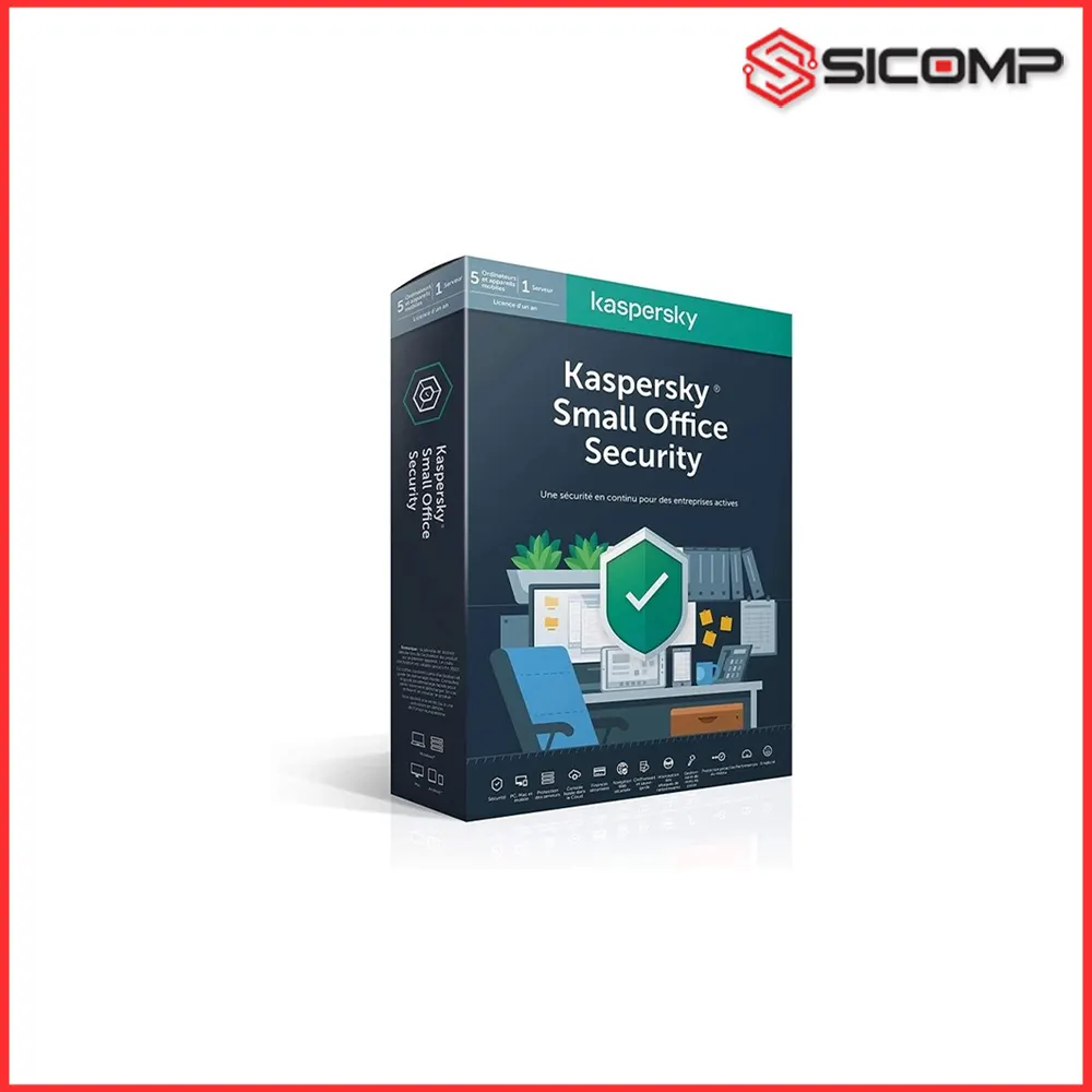 PHẦN MỀM DIỆT VIRUS KASPERSKY SMALL OFFICE SECURITY (1 SERVER / 10 PC / 12 THÁNG)