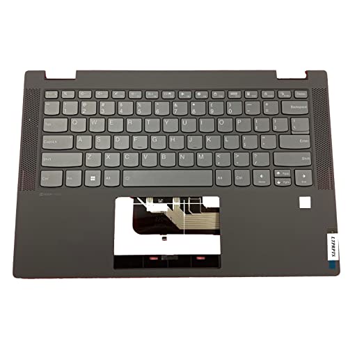 Ảnh minh họa Thay Vỏ Laptop Lenovo Flex 5-14IIL05 ARE05 ITL05 5CB0Y85490 Gray Replacement Laptop Upper Case Palmrest Backlit Keyboard Assembly Part for Zin 1