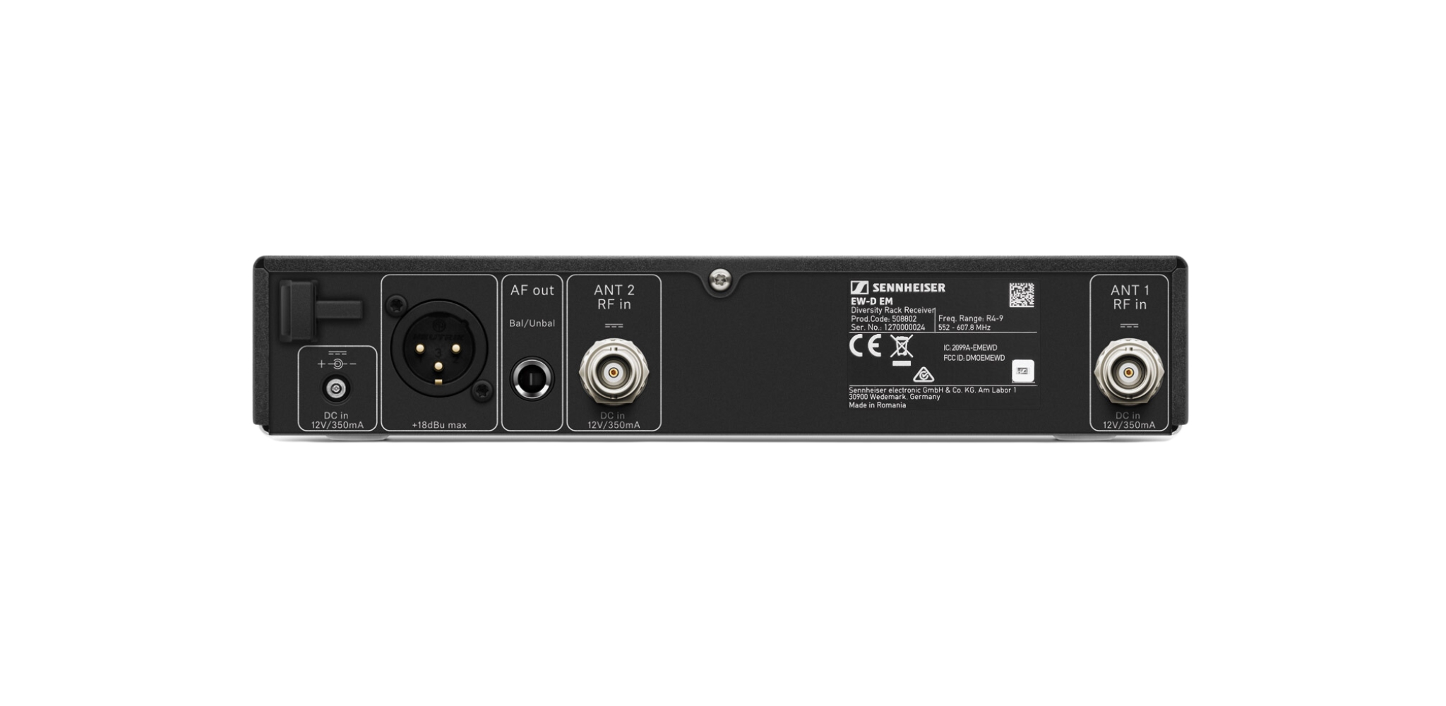 Ảnh minh họa Reciever và Mic phát cầm tay UHF 630-662 MHz Sennheiser EW-D SKM-S BASE SET (S4-7) 2
