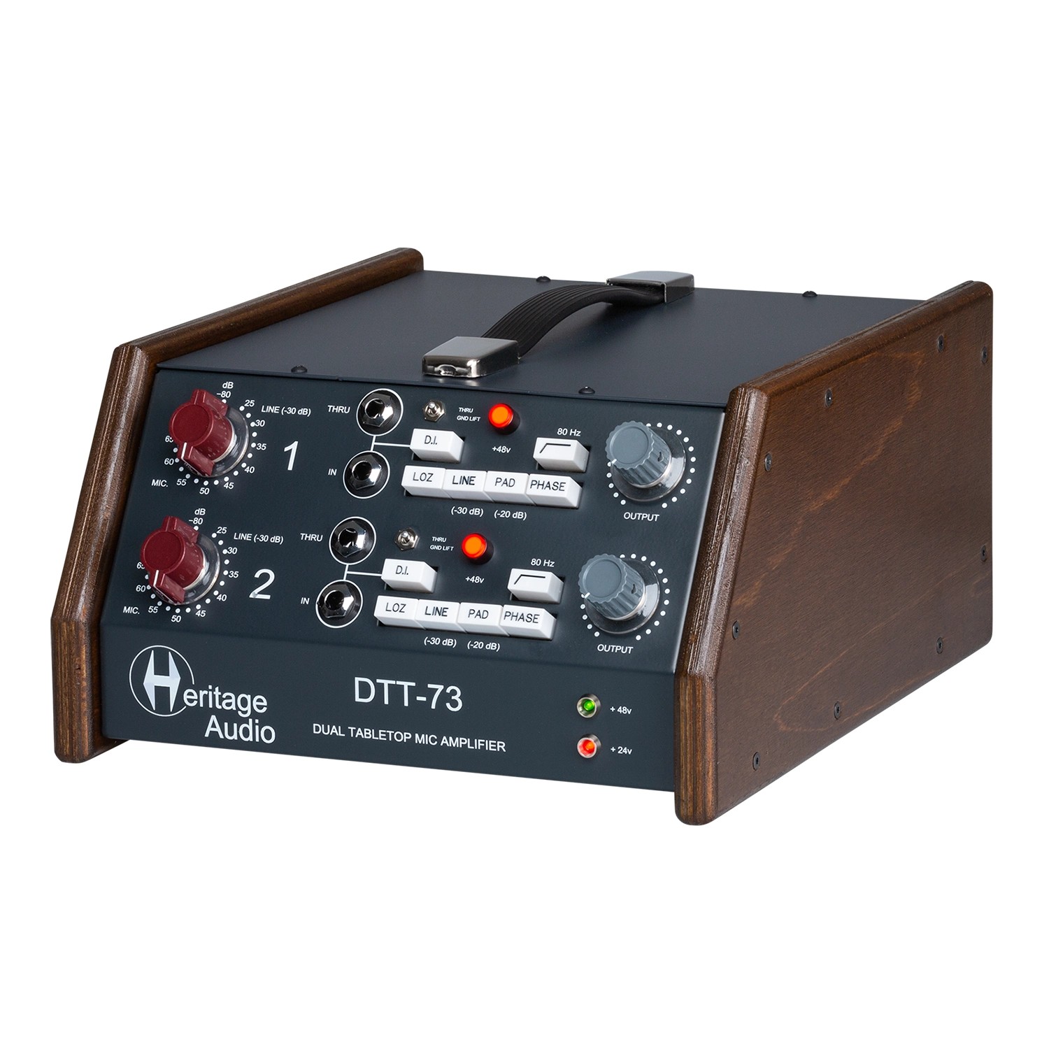 Ảnh minh họa Mic Preamp Heritage Audio DTT-73 Dual Tabletop 2