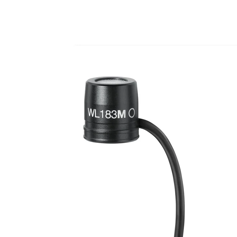Micro cài áo Shure WL183MB/O-TQG, Omnidirectional, 50 Hz – 17 kHz, 120 dB