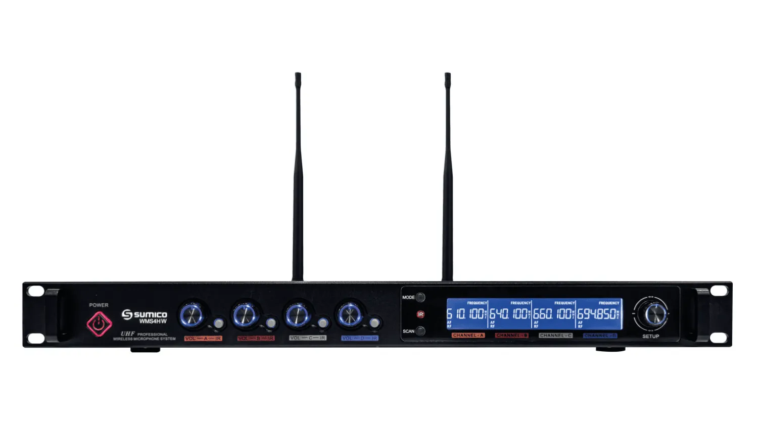 Ảnh minh họa Micro cài đầu không dây Sumico WMS4HW (4 kênh) 2