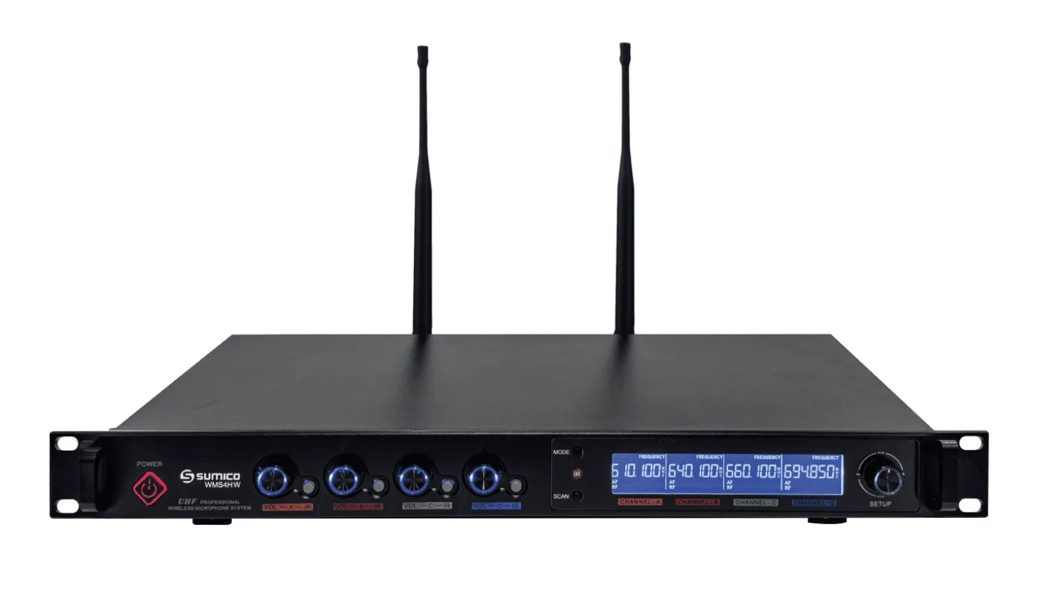 Ảnh minh họa Micro cài đầu không dây Sumico WMS4HW (4 kênh) 3