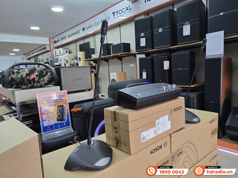 Ảnh minh họa Micro cổ ngỗng Bosch CCS-DL (đại biểu) 1