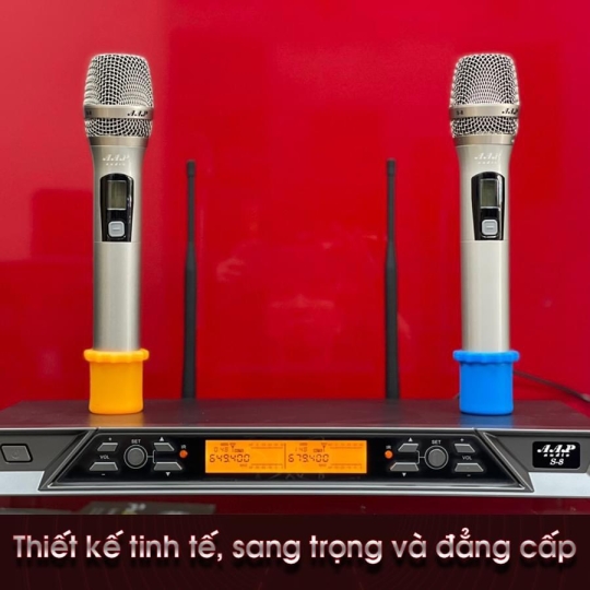 Ảnh minh họa Micro Không Dây AAP S8 2